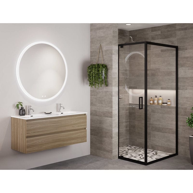 PIANURA Stella double vasque avec meuble bas 122 cm