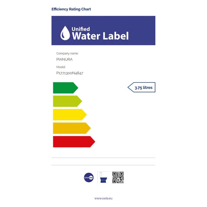 Pack WC PIANURA composé de WC et d&