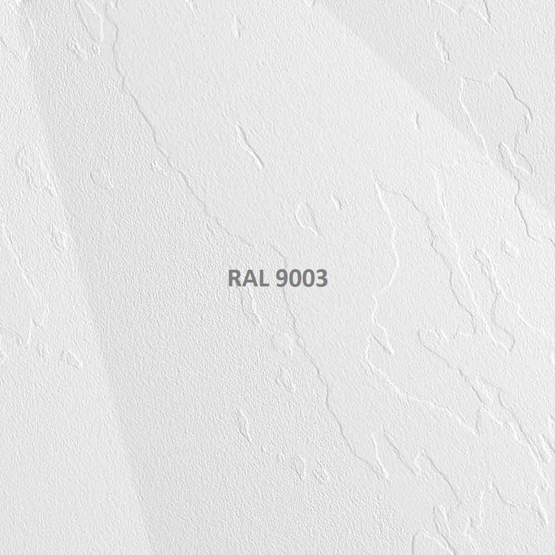 Receveur de douche extra plat ONDA en résine surface ardoisée blanc