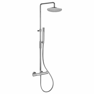 Système de douche thermostatique STEINKAMP Living AP avec douche de tête Ø 30 cm et douchette à main, réglable en hauteur