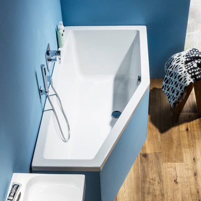 Baignoire gain de place Steinkamp Life 180 x 80 cm, version gauche