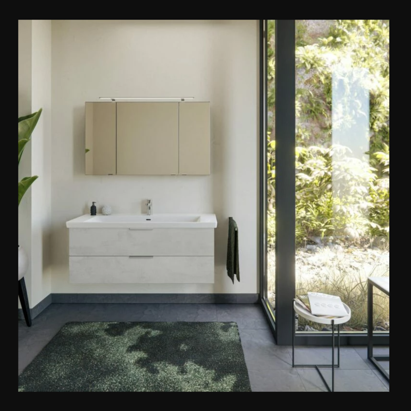 Steinkamp Living 2.0 meuble sous-vasque 125 cm pour Villeroy & Boch Subway 3.0 meuble sous-vasque 130 cm