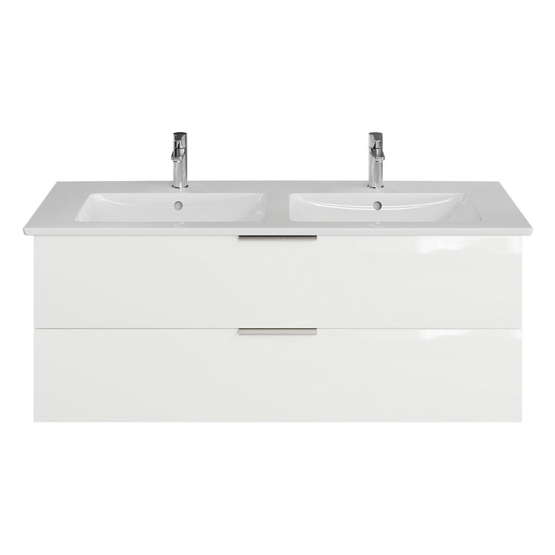 Steinkamp Living 2.0 meuble sous-vasque 125 cm pour Villeroy & Boch Venticello double vasque 130 cm