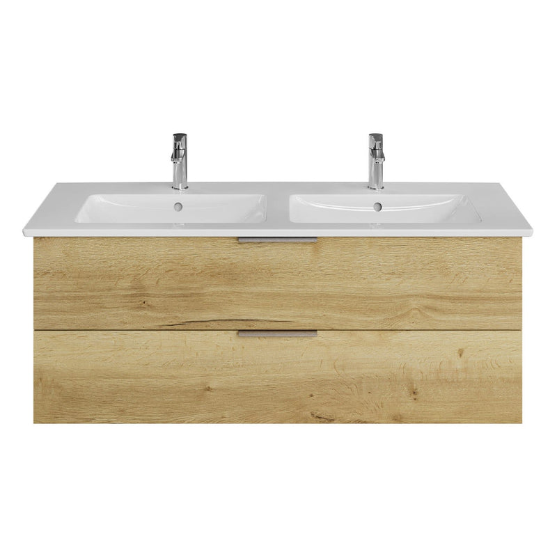 Steinkamp Living 2.0 meuble sous-vasque 125 cm pour Villeroy & Boch Venticello double vasque 130 cm