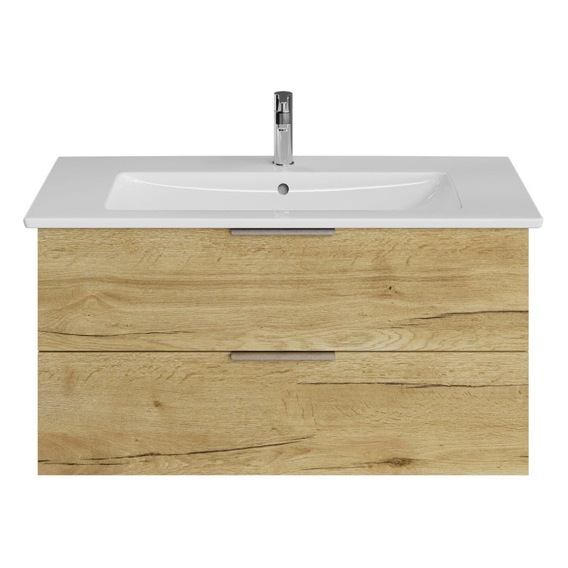 Steinkamp Living 2.0 meuble sous-vasque 95 cm pour meuble sous-vasque Villeroy & Boch Venticello 100 cm, vasque au milieu