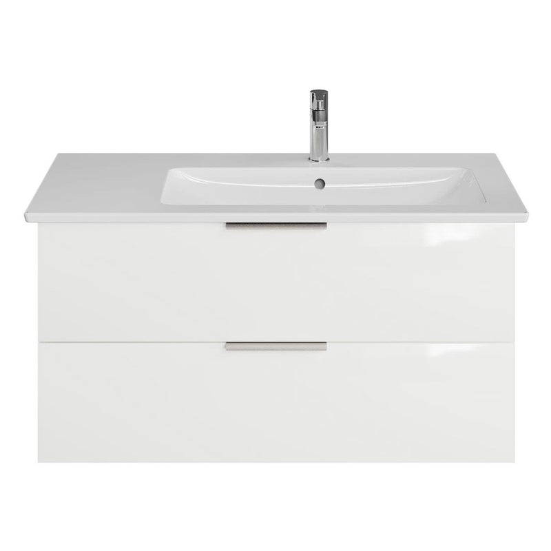 Steinkamp Living 2.0 meuble sous-vasque 95 cm pour meuble sous-vasque Villeroy & Boch Venticello 100 cm, vasque à droite