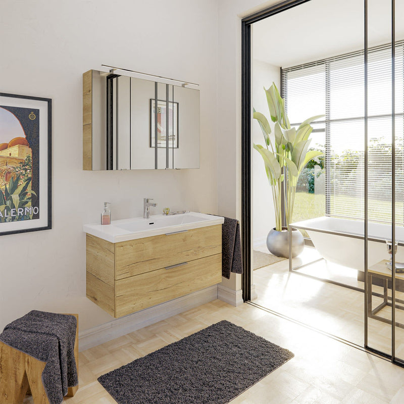 Steinkamp Living 2.0 meuble sous-vasque 95 cm pour Villeroy & Boch Subway 3.0 meuble sous-vasque 100 cm