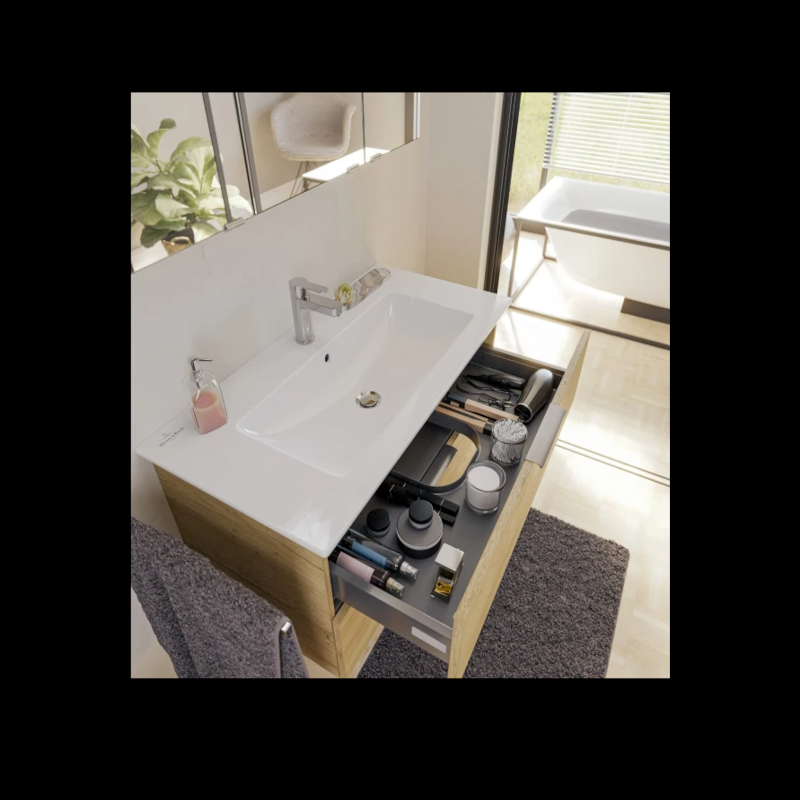 Steinkamp Living 2.0 meuble sous-vasque 95 cm pour Villeroy & Boch Subway 3.0 meuble sous-vasque 100 cm