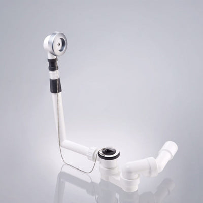 Bonde et trop-plein de baignoire Sturotec avec bouchon pour longueur normale