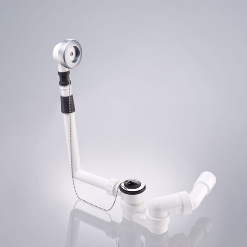 Bonde et trop-plein de baignoire Sturotec avec bouchon pour longueur normale