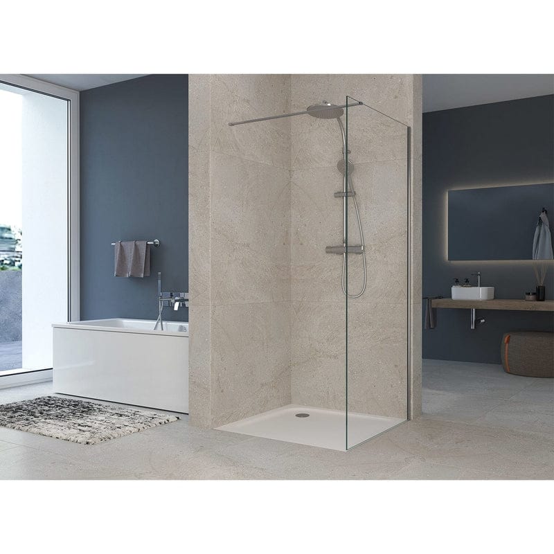 Mur latéral walk-in STUROTEC 5090 80 x 200 cm avec revêtement nano