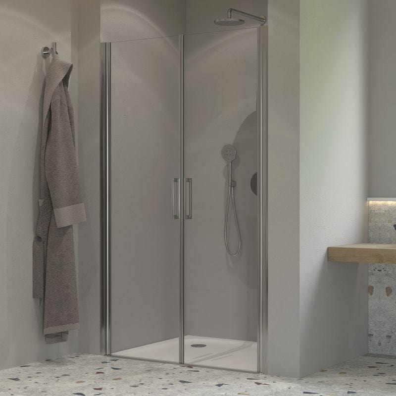 STUROTEC 6090 2 portes battantes pour niche 90 x 200 cm avec revêtement nano