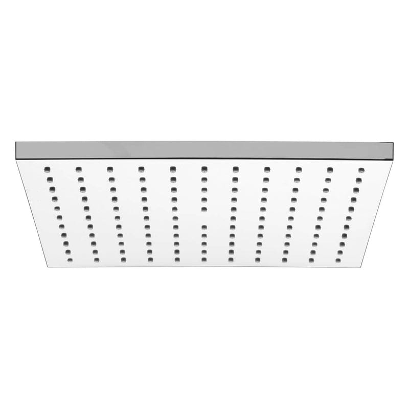 Système de douche carré STUROTEC Eco-Line 6 l/min avec mitigeur thermostatique et douche de tête 25 cm