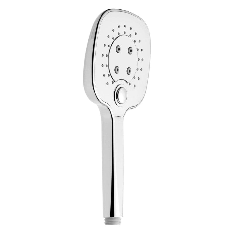 Système de douche carré STUROTEC Eco-Line 6 l/min avec mitigeur thermostatique et douche de tête 25 cm