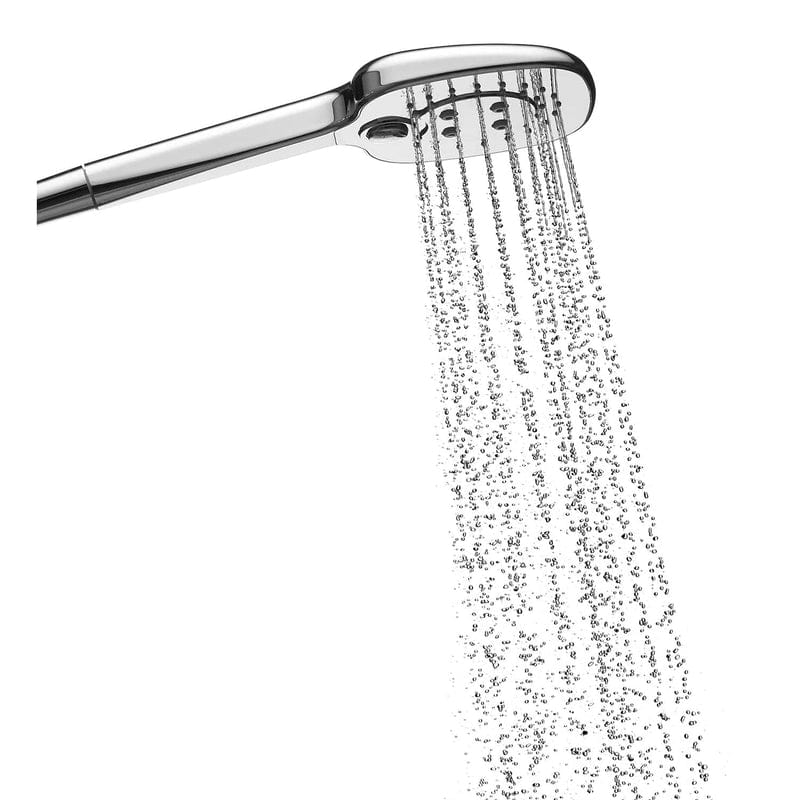 Système de douche carré STUROTEC Eco-Line 6 l/min avec mitigeur thermostatique et douche de tête 25 cm