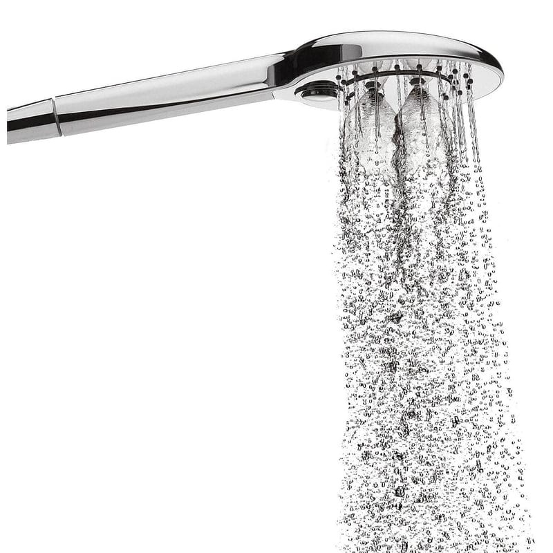 Système de douche STUROTEC Eco-Line 6 l/min rond avec mitigeur thermostatique et douche de tête 25 cm