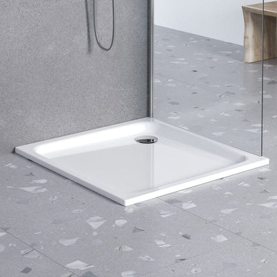 STUROTEC Receveur de douche plat Sturo 100 x 100 x 6,5 cm