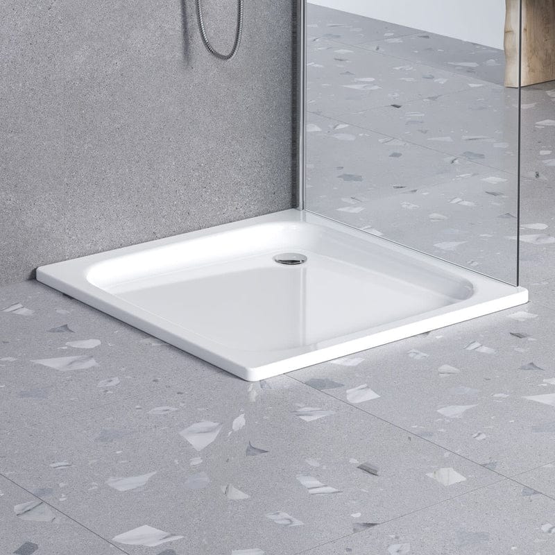 STUROTEC Receveur de douche plat Sturo 90 x 90 x 6,5 cm
