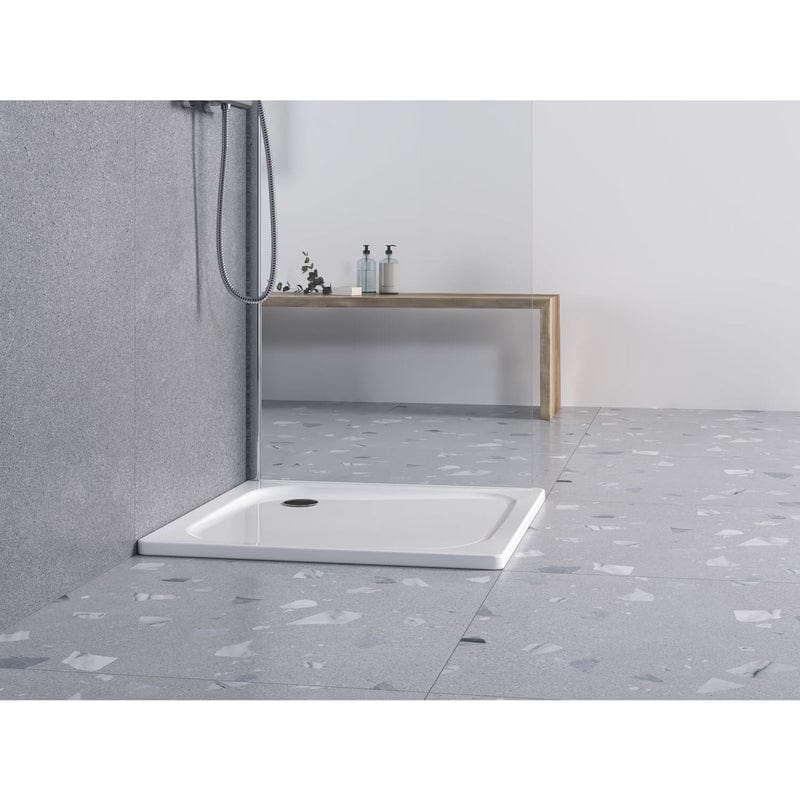 STUROTEC Receveur de douche super plat Sturo 80 x 80 x 2,5 cm