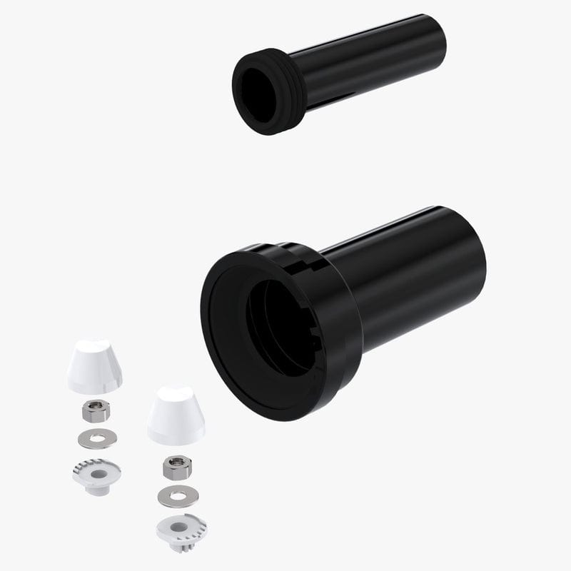 Kit de raccordement STUROTEC pour WC suspendu longueur 22 cm