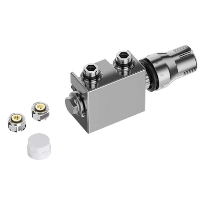 Kit de raccordement STUROTEC Multiblock pour raccordement central 5 cm avec tête thermostatique