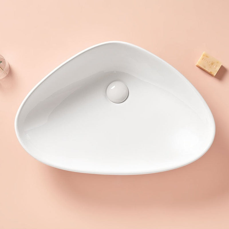 Vasque à poser en céramique BERGAMO blanc - Le Monde du Bain