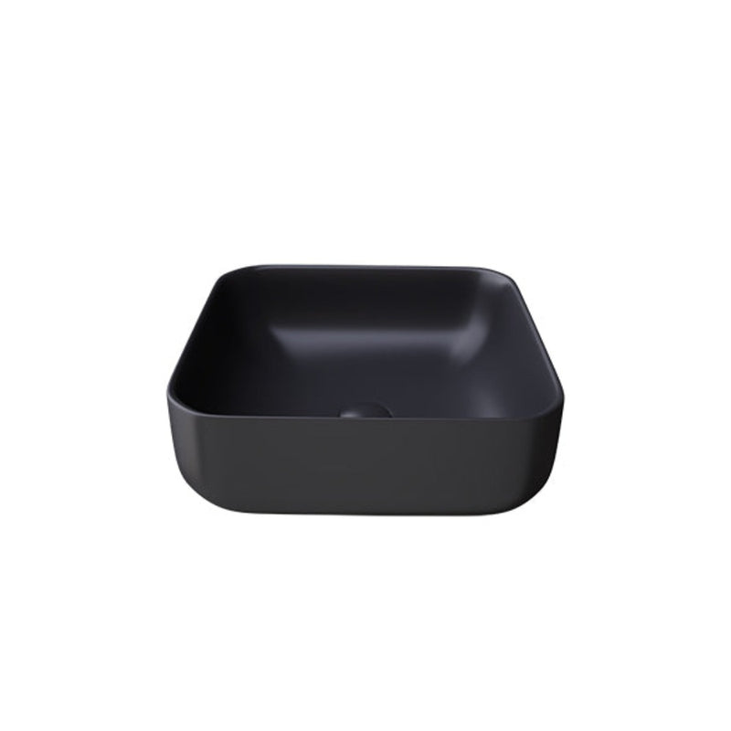 Vasque à poser en céramique CATANIA noir mat - Le Monde du Bain