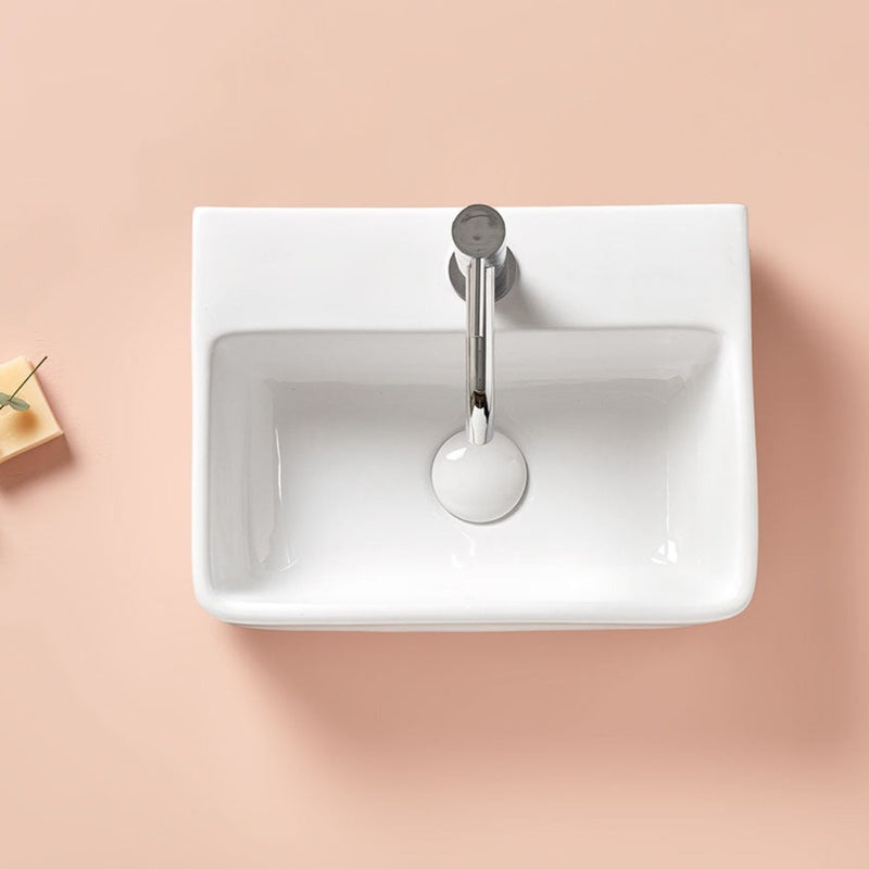 Vasque à poser en céramique COSENZA blanc - Le Monde du Bain