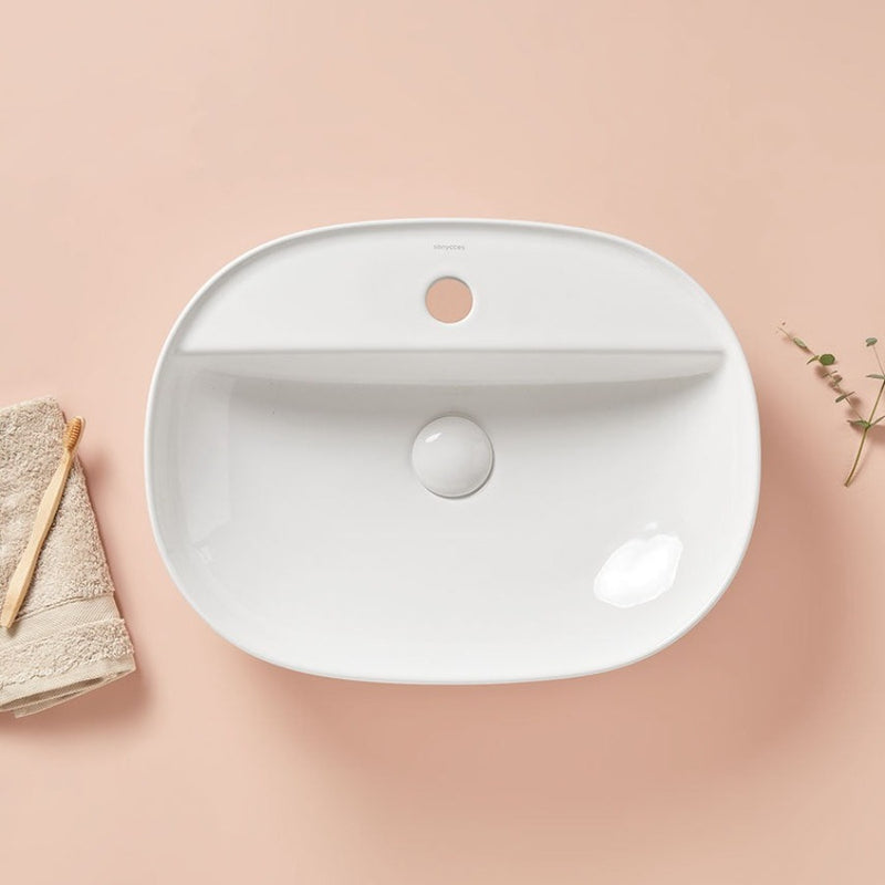 Vasque à poser en céramique MARINO blanc - Le Monde du Bain