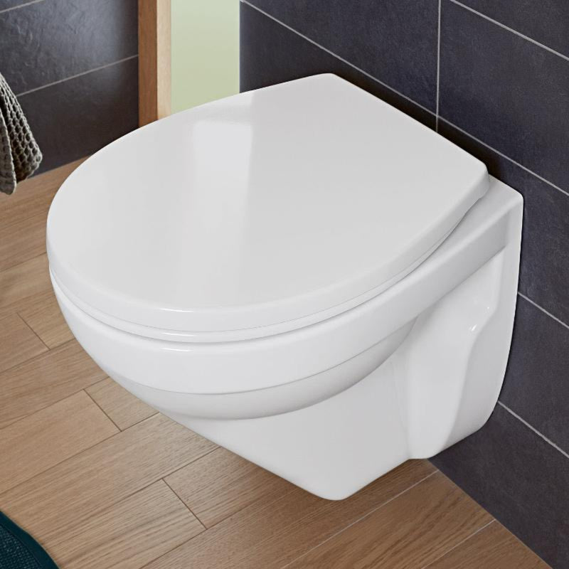 Villeroy & Boch O.novo WC suspendu compact avec abattant dans un pack combiné