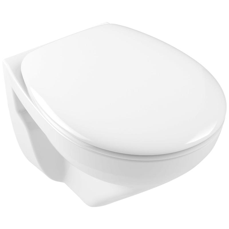 Villeroy & Boch O.novo WC suspendu compact avec abattant dans un pack combiné