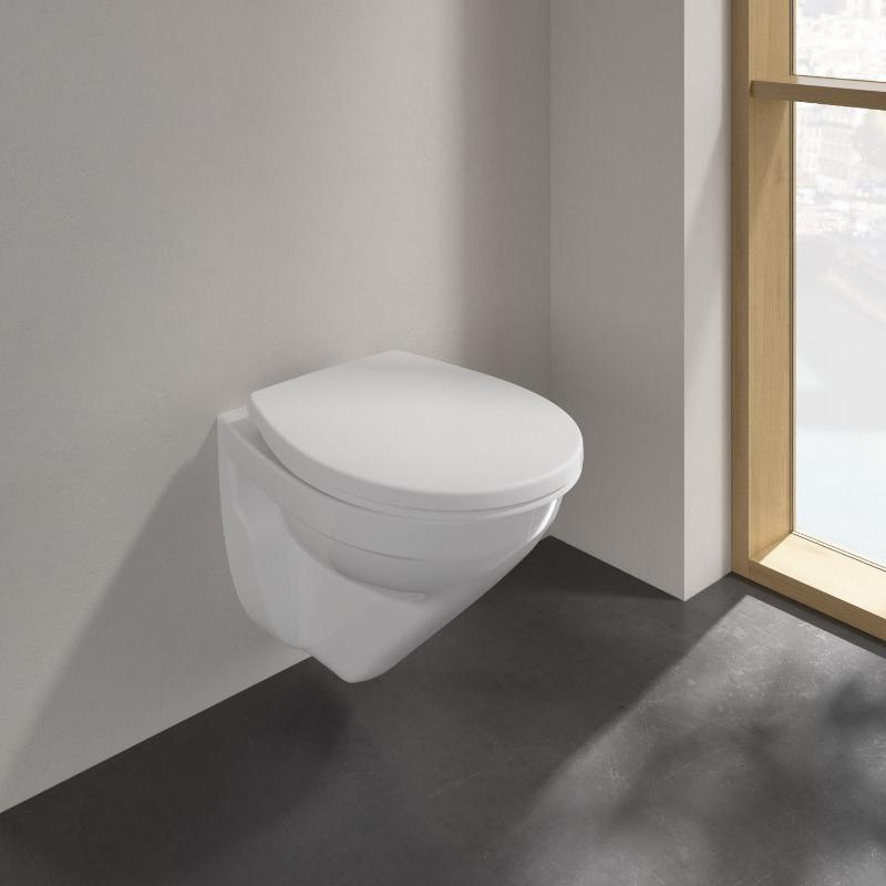 Villeroy & Boch O.novo WC suspendu compact avec abattant dans un pack combiné