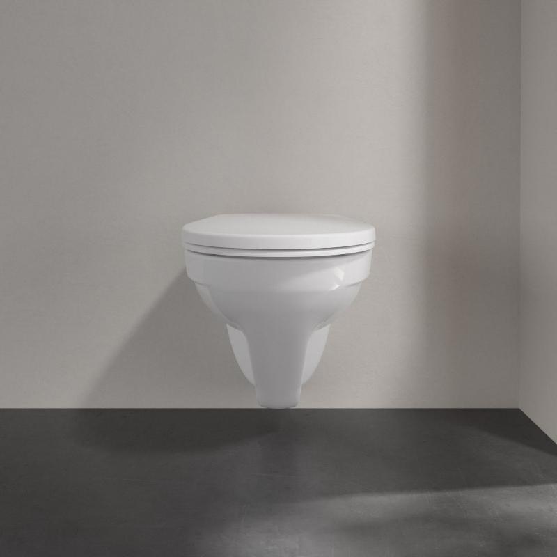 Villeroy & Boch O.novo WC suspendu compact avec abattant dans un pack combiné