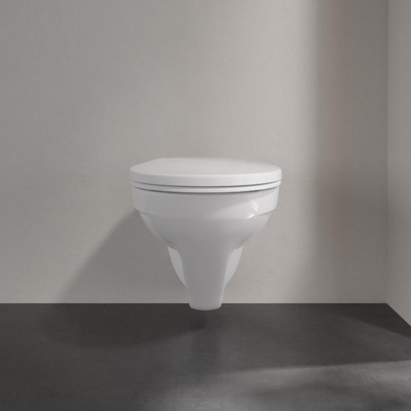 WC suspendu Villeroy & Boch O.novo avec abattant en pack combiné