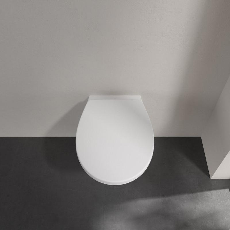Villeroy & Boch O.novo WC suspendu compact avec abattant dans un pack combiné