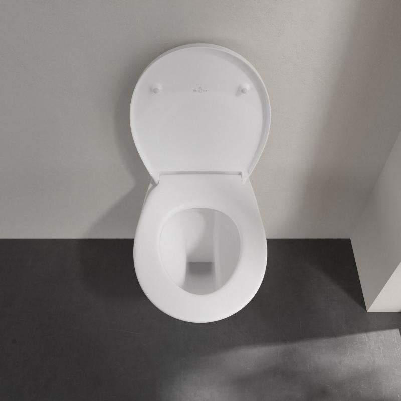 Villeroy & Boch O.novo WC suspendu compact avec abattant dans un pack combiné