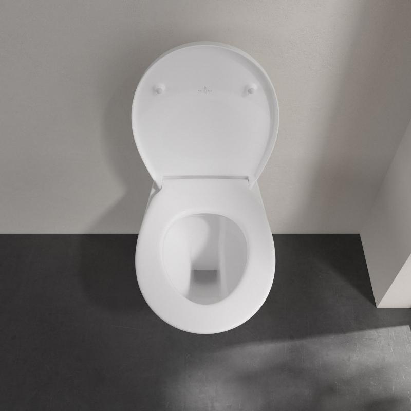 WC suspendu Villeroy & Boch O.novo avec abattant en pack combiné