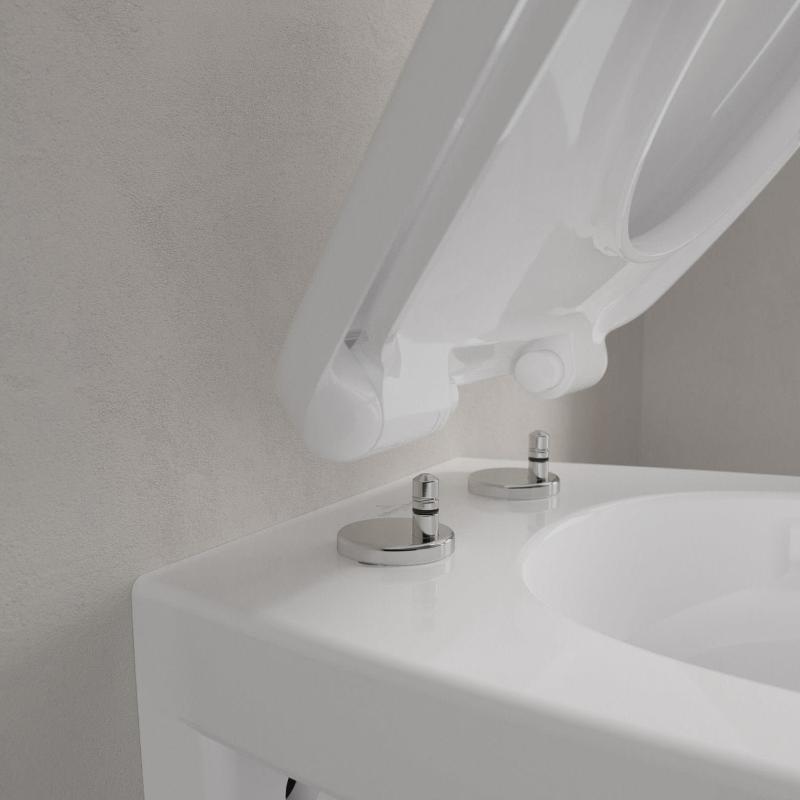 Villeroy & Boch O.novo WC suspendu compact avec abattant dans un pack combiné