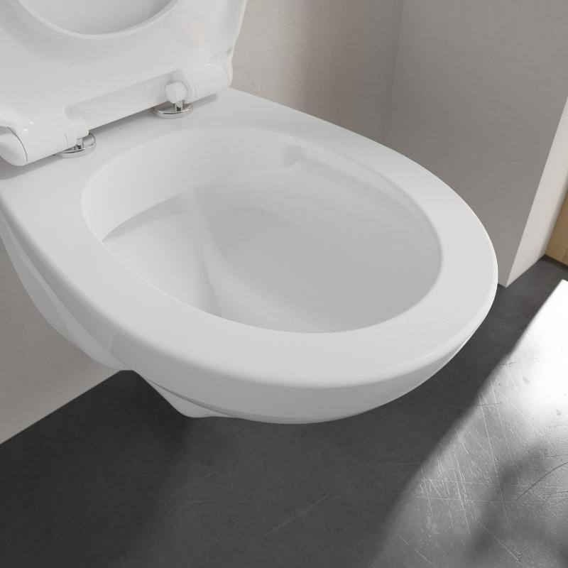 Villeroy & Boch O.novo WC suspendu compact avec abattant dans un pack combiné