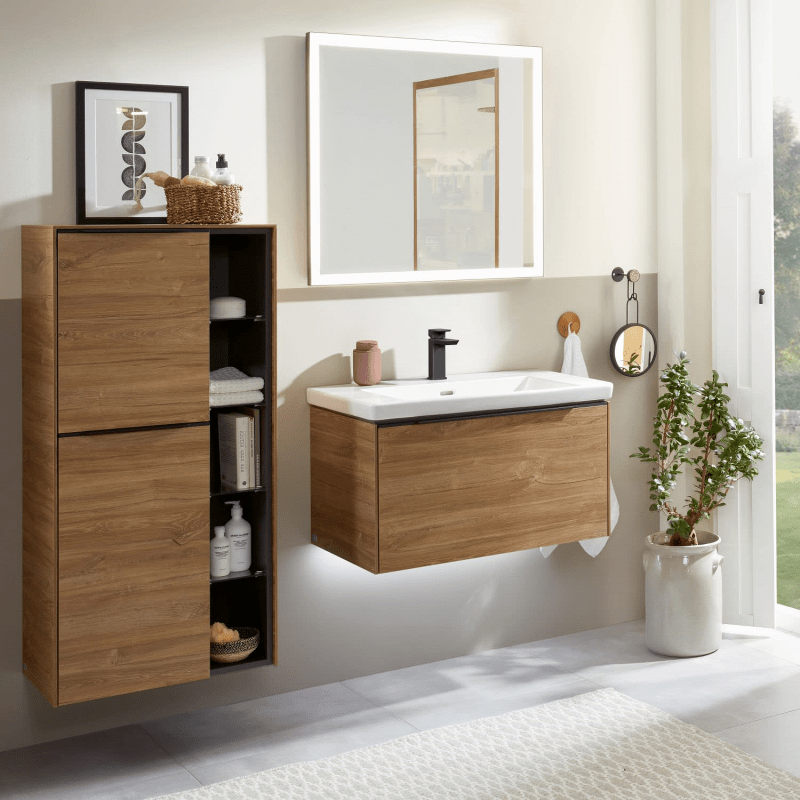 Villeroy & Boch Subway 3.0 lavabo 80 cm, avec 1 trou pour robinetterie, avec trop-plein