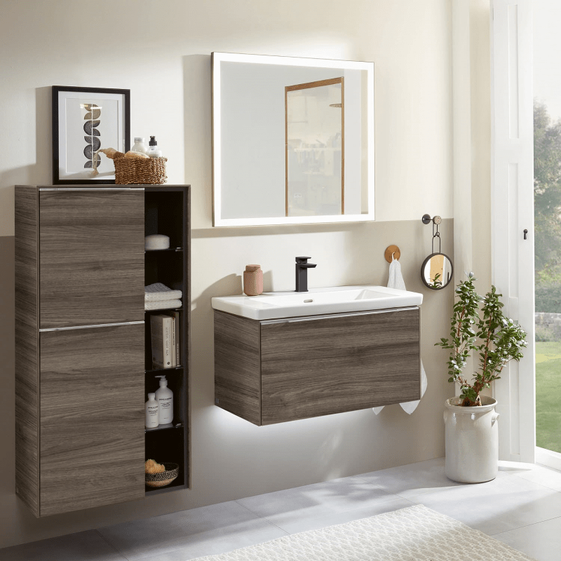 Villeroy & Boch Subway 3.0 lavabo 80 cm, avec 1 trou pour robinetterie, avec trop-plein