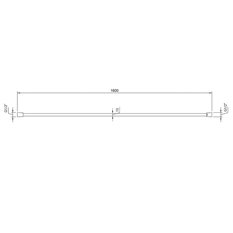 Villeroy & Boch Universal Showers flexible de douchette à main 160 cm