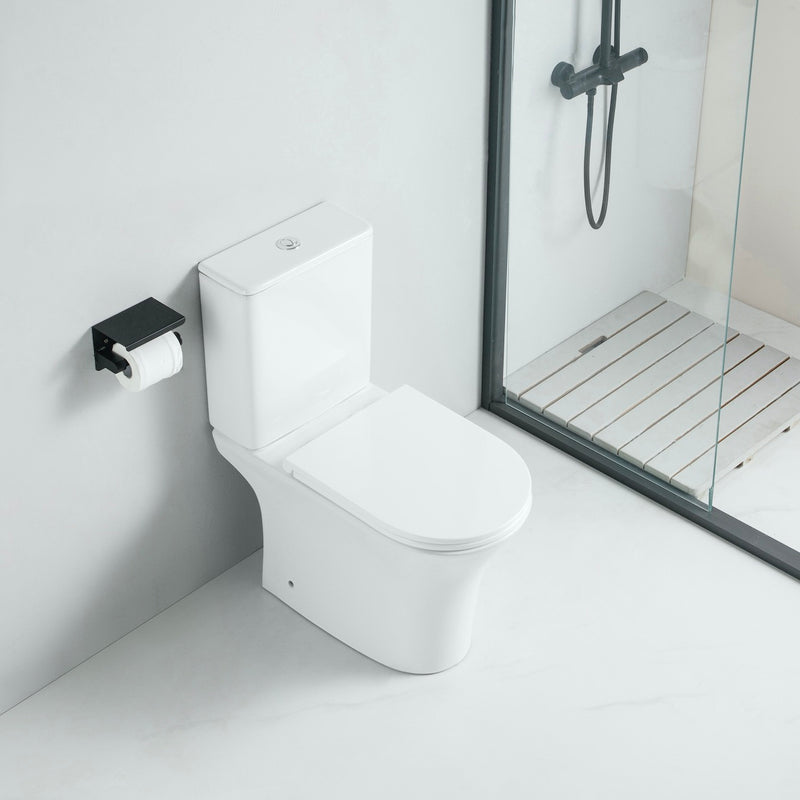 Vue de dessus Toilette WC posé CLORINDA en céramique