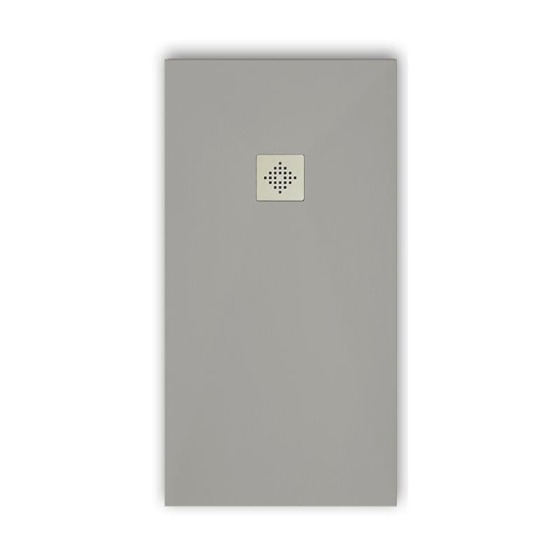 Receveur de douche extra plat PURE en résine surface ardoisée gris - Le Monde du Bain