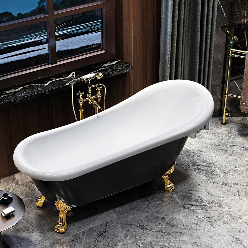 Baignoire ancienne sur pieds RICHMOND Noire