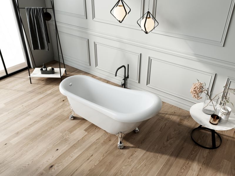 Baignoire ancienne sur pieds RICHMOND Blanche