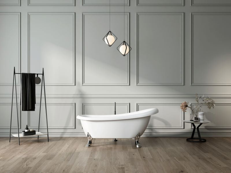 Baignoire ancienne sur pieds RICHMOND Blanche