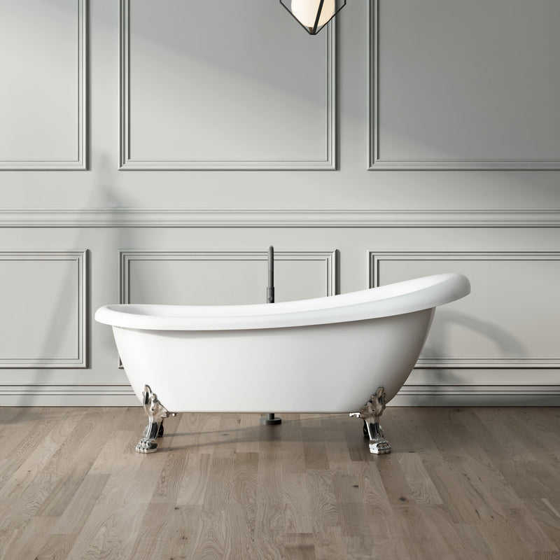 Baignoire ancienne sur pieds RICHMOND Blanche