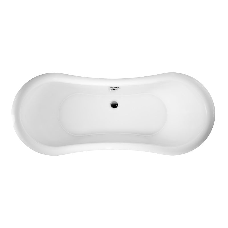 Baignoire ancienne sur pieds DARLINGTON Blanche