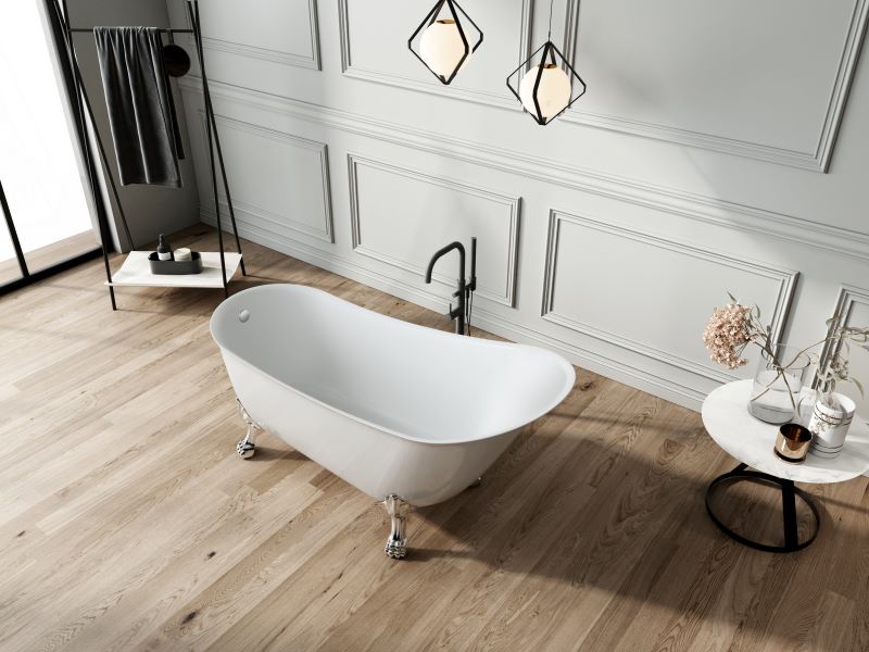 Baignoire ancienne sur pieds BALMAIN Blanche